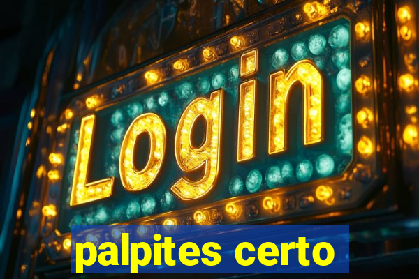 palpites certo